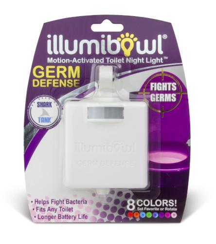 IllumiBowl Germ Defense Toilet Light on sale: get a 2-Pack for $22.99