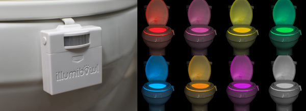 IllumiBowl Toilet Night Light Projector | Projects Cute & Fun Images |  Universal Fit, Easy to Use, M…See more IllumiBowl Toilet Night Light  Projector