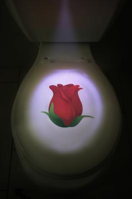 IllumiBowl Toilet Night Light Projector